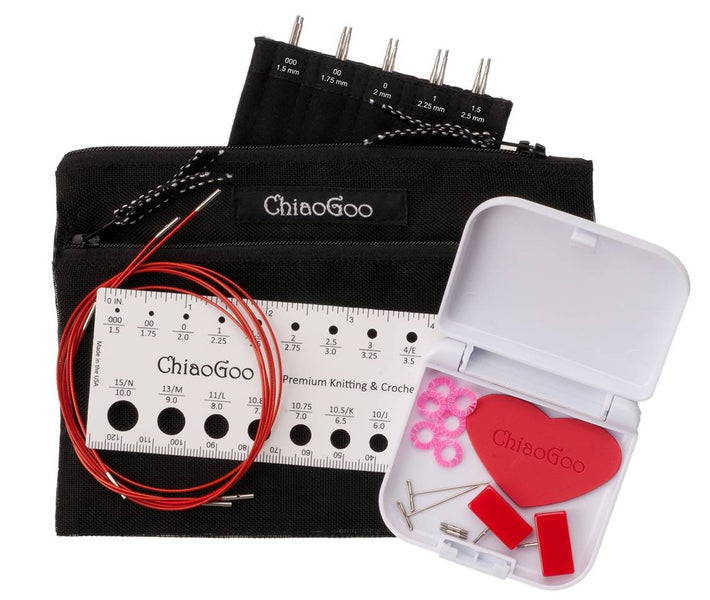 ChiaoGoo interchangeable needles and knitting accessories – Tagged  type_needle set– WoolfieYarn